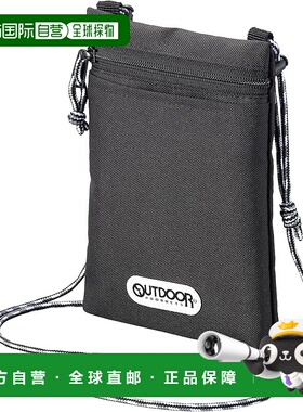 【日本直邮】HAKUBA 手机斜挎包06 黑色 AMZODSPP06BK单肩包钱包