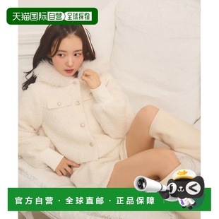 日本直邮Seemi.by 仿毛领连帽外套 NICE 女装 宽松 CLAUP 1h可退