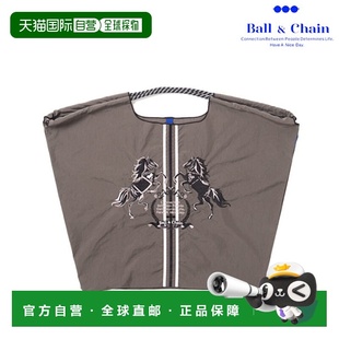 日本直邮ball&chain 环保袋购物袋手提袋大容量轻便刺绣L码