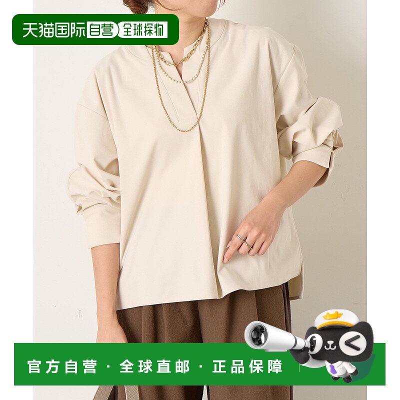 1h可退 日本直邮Jenau espace merveilleux 女装 V领修身长袖衬衫