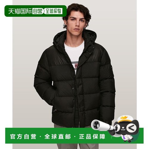 日本直邮TOMMY HILFIGER 混合羽绒连帽派克夹克 [TO3203EM011557]