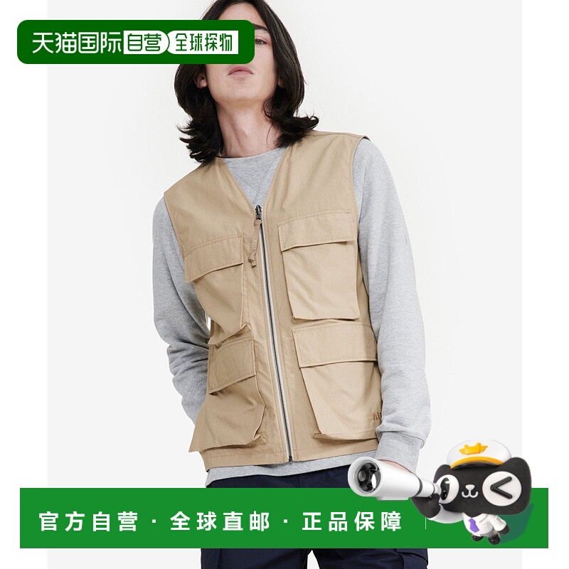 日本直邮AIGLE 防水再生棉军事风背心