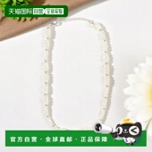 项链 1h可退 212261 女士 不对称淡水珍珠风短款 日本直邮ROSE BUD