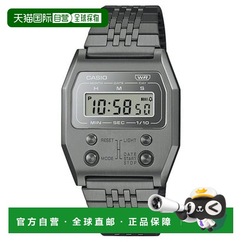 日本直邮CASIO CLASSIC A1100GGV-8JF 手表 灰色卡西欧防水复古
