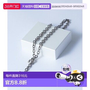 1h可退 日本直邮Lui's 男士中款锚链钛金项链 LUZ5041418A0007