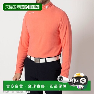 日本直邮FOOTJOY 高尔夫服装男士长袖小高领衬衫 FJ-F24-S08 拉绒