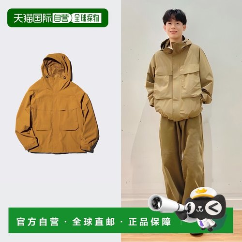 日潮跑腿UNIQLO优衣库 防风派克大衣 34 BROWN 男女兼用 XS 47823