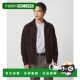 日本直邮green label relaxing男装 1h可退 羊毛拉链开衫 半高领双