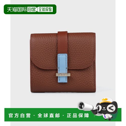 日本直邮Paul Smith 女士 双折钱包 带腰带装饰设计 555435 W100C