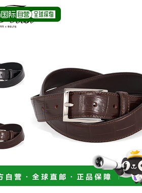 日本直邮Felisi Belt 皮带 男士真皮 85/07/SA 黑色 深棕色 黑色