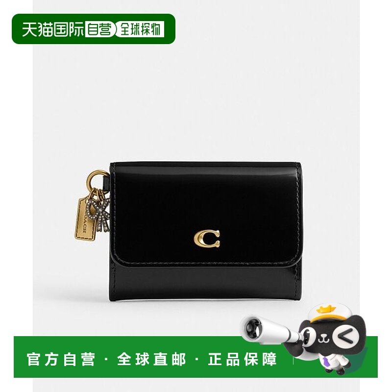 日本直邮COACH  Essential Flap 卡片钱包及钥匙链小钱包 [979421