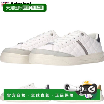 日本直邮Admiral 男女运动鞋 Marton Quilt AD833 低帮系带绗缝休