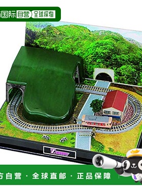 【日本直邮】Rokuhan迷你隧道套装Z型铁道模型家中易收纳摆件火车