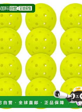 日本直邮FRANKLIN 男士女士通用匹克球12 个装 户外用 X-40 户外