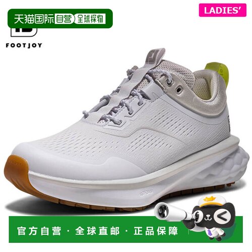 日本直邮FootJoy FJ QUANTUM LACED 女士无钉高尔夫球鞋 97844 白