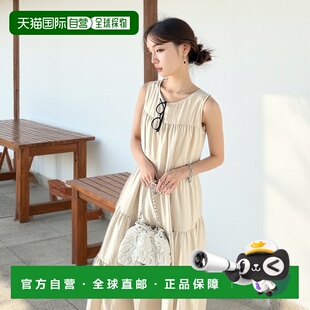 1h可退 日本直邮Classical Elf 女士前后2WAY四段褶皱连衣裙 ce12