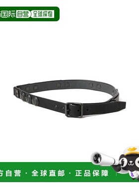1h可退 日本直邮blackmeans 男装 狭幅金属扣皮带 设计感D扣细节