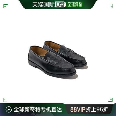 日潮跑腿regal丽格 Kenford Fine Shoes 男式/K003/压花乐福鞋/黑