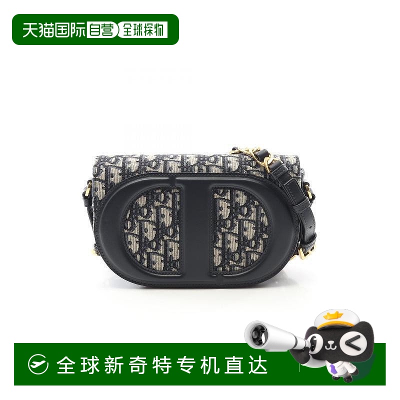 1h可退 日本直邮中古Dior迪奥女包A级95新CD Signature光盘签名帆