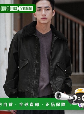 1h可退 日本直邮WYM LIDNM 仿皮飞行夹克 WYjk1233