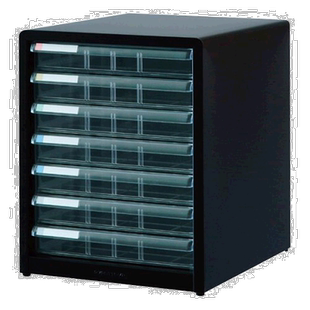 【日本直邮】NAKABAYASHI 文件抽屉盒 A4 收纳整理 浅型7段