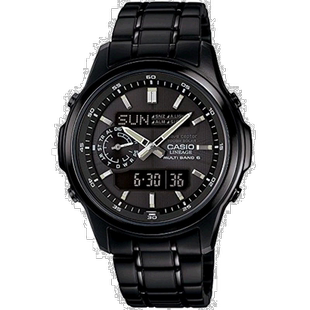 【日本直邮】卡西欧LINEAGE 电波腕表LCW-M300 DB-1AJF黑色防水