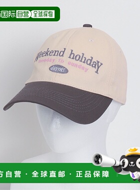 1h可退 日本直邮WEGO男女士双向色Logo棒球帽 MO25SS06SG0008