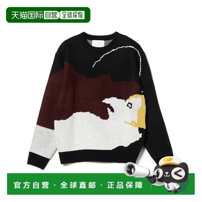 1h可退 日本直邮WHIMSY SOCKS 男装 图案提花针织衫 半宽松设计 7