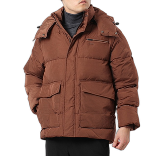 日本直邮HEVO 男式羽绒服 LESINA 702 2372 外套再生羽绒带帽