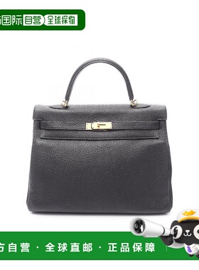 1h可退 日本直邮中古Hermes爱马仕女包A级95新Kelly35凯利35牛皮