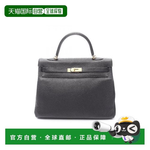 1h可退 日本直邮中古Hermes爱马仕女包A级95新Kelly35凯利35牛皮