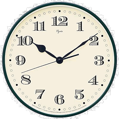 【日本直邮】Seiko Clock 掛钟 PYXIS 深绿 直径290mm，厚度39mm