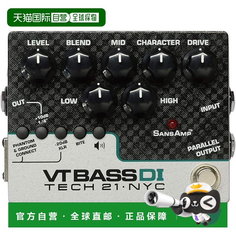 【日本直邮】tech21 SANSAMP Ampeg 风格模拟器 310089