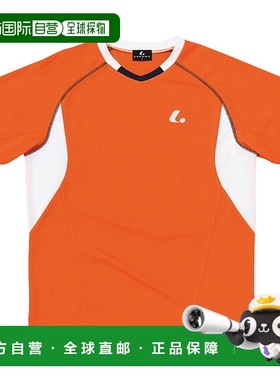 日本直邮LUCENT Uni Game 衬衫无领橙色网球 XLH3032 短袖