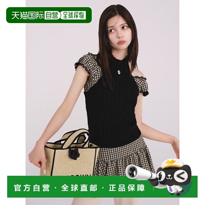 1h可退 日本直邮Lily Brown 【LILY BROWN×MARY QUANT】美式圆领