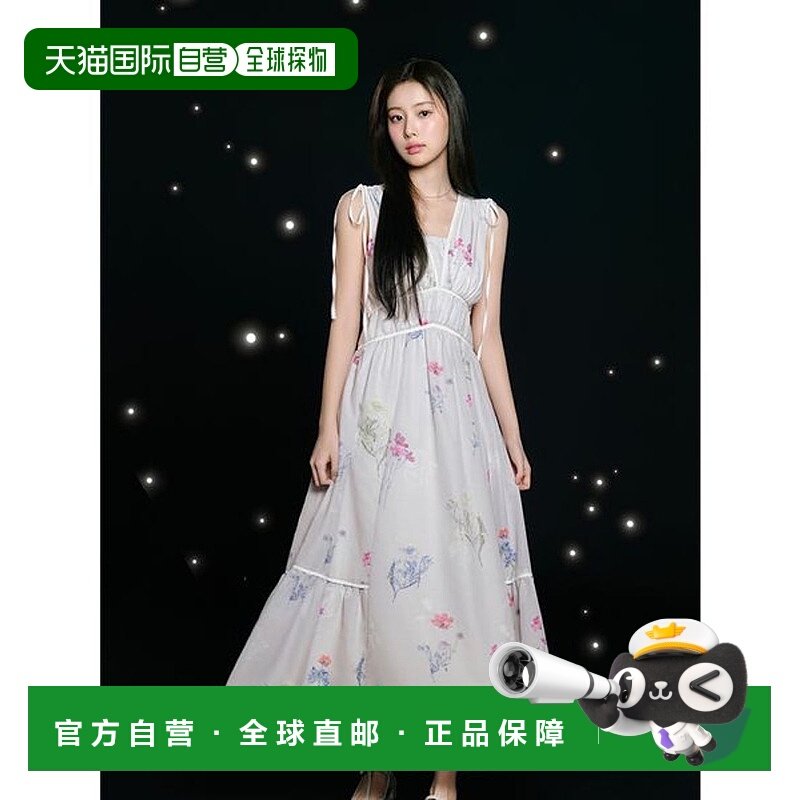 日本直邮SNIDEL 花卉细节连衣裙 SN1728EW045651