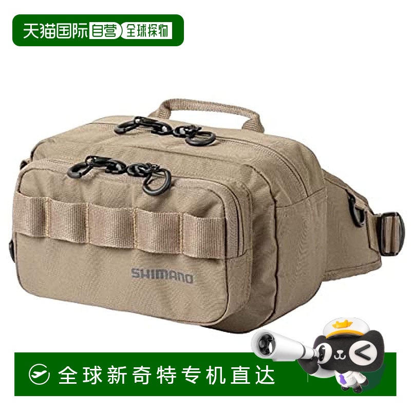 【日本直邮】Shimano禧玛诺 臀部钓具袋 沙米色 M BW-021T