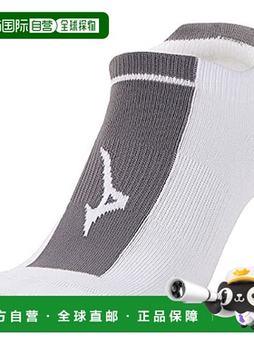 【日本直邮】Mizuno美津浓 跑步服 防滑袜U2MX1501白灰23-25cm
