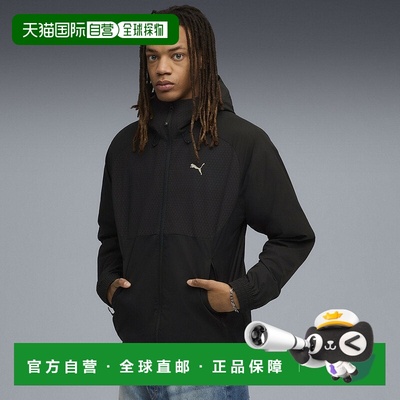 日本直邮Puma 普马泰克材质混合宽松连帽拉链全彪马卫衣