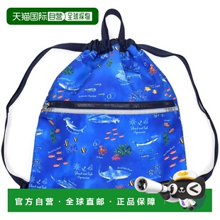 【日本直邮】CCS 可背书包抽绳包 大号 蓝色泻湖