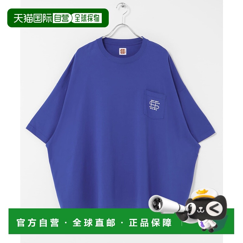 1h可退 日本直邮SEE SEE 男装宽松半袖T恤 大号贴袋设计 BSMA5SS2