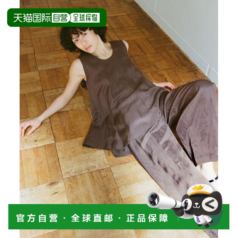 日本直邮green label relaxing 女装 麻混纺双穿帐篷廓形衬衫 361