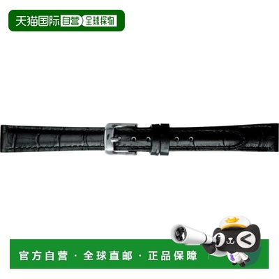 日本直邮BKME051AL BAMBI SCOTCHGARD 黑色压纹牛皮表带