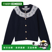 0N82 日本直邮Celine 07DX 女士 RV0FQ 圆领开衫 蓝色