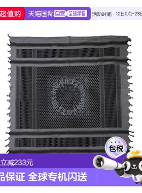 1h可退 日本直邮WP男装 全棉大方巾 中心印花宽松设计 WP16ST01