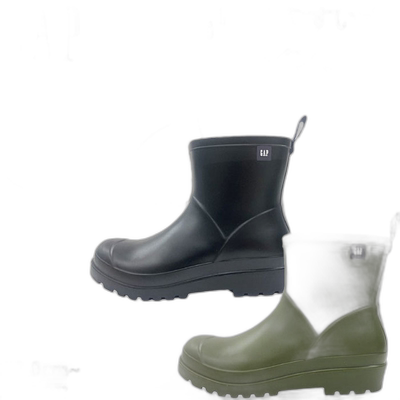 日本直邮GAP 女式雨靴防水靴短靴雨穿休闲鞋黑色米色GAP GPL22423