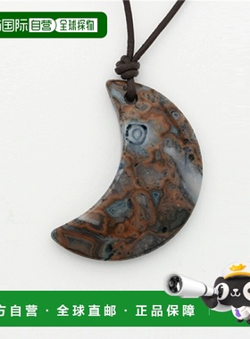 1h可退 日本直邮岩座IWAKURA男女天然石三日月项链2CYZ3615吊坠