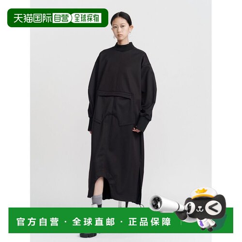 1h可退 日本直邮UN3D. 女装 三层面料防风保暖连帽连衣裙 圆弧下