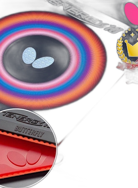 日本直邮Butterfly 乒乓球胶皮Tenergy 19 06090-278 黑色 06090-