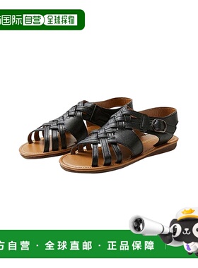 日本直邮日潮 familiar 日本制编织风儿童凉鞋